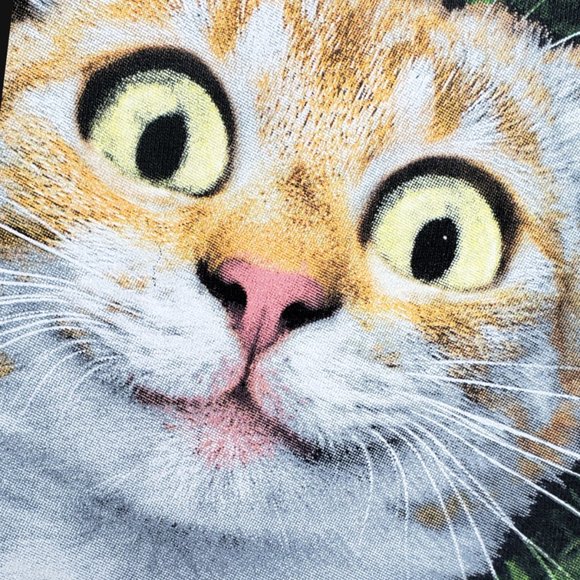 new Cat tee Orange Tabby Selfie SNAPCAT kitty gift SNAPCHAT humor Women Unisex - Picture 4 of 13